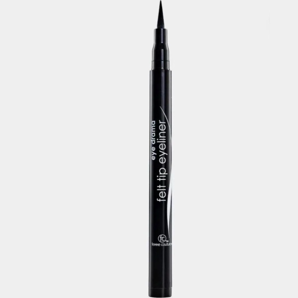 NWT Femme Couture Eye Drama Felt Tip Eyeliner Intense Black